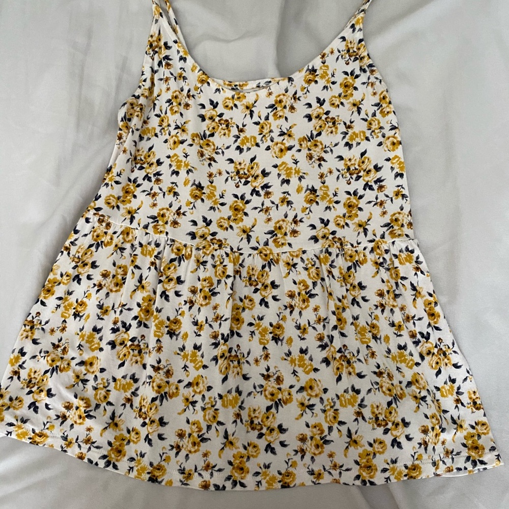 American eagle floral tank
